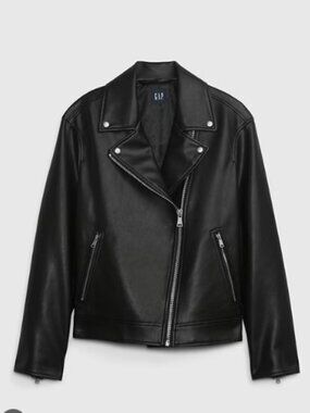 Gap Vegan Leather Moto Jacket